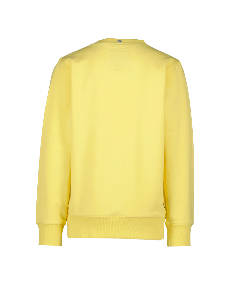 Jungen Sweater Logo-Crew-Messi | Gelb