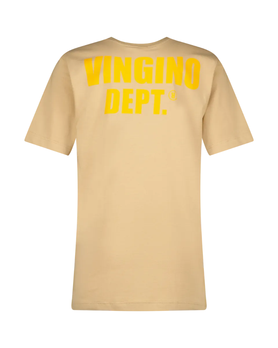 Jungen T-shirt Hasial | Sand