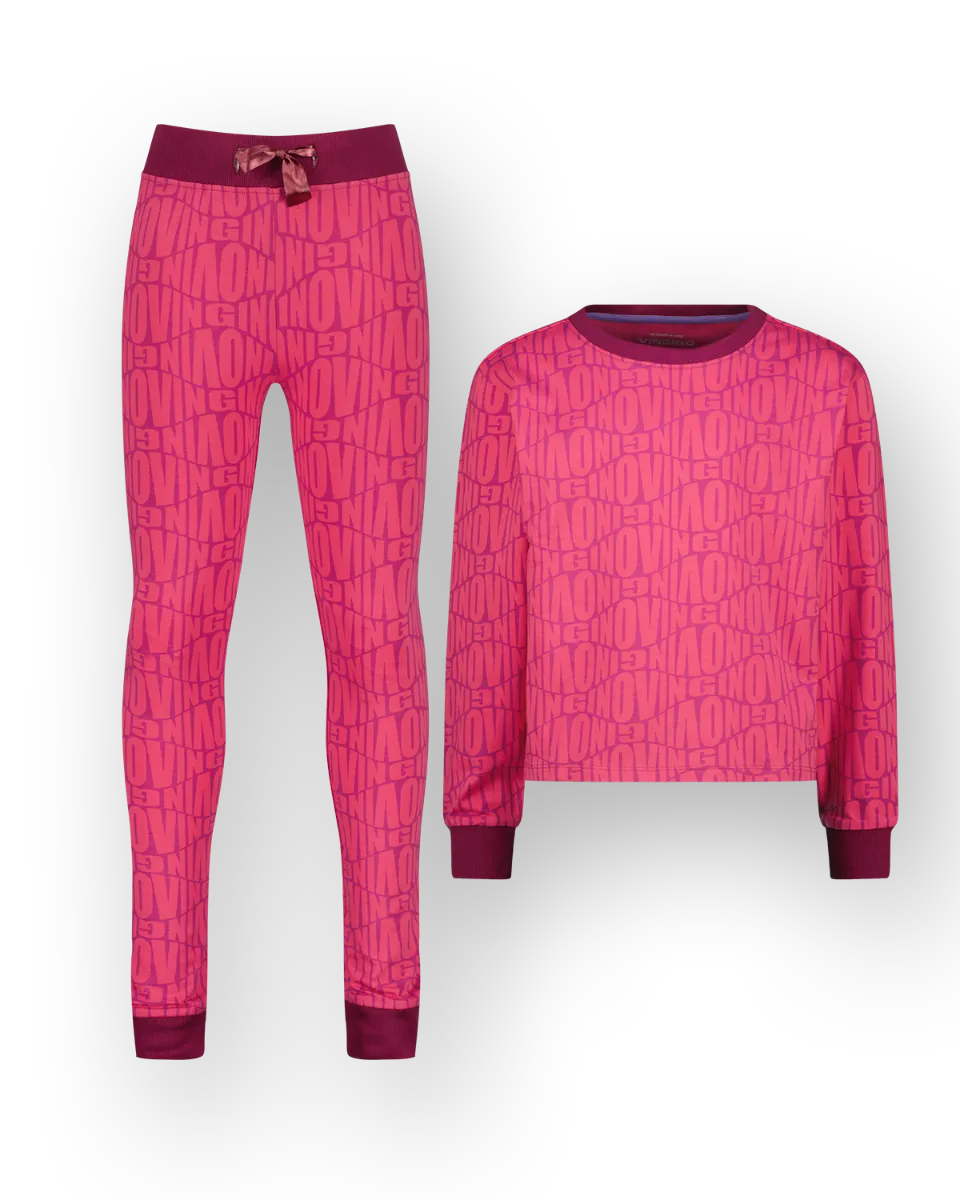 Mädchen Pyjama Welyna | Rosa