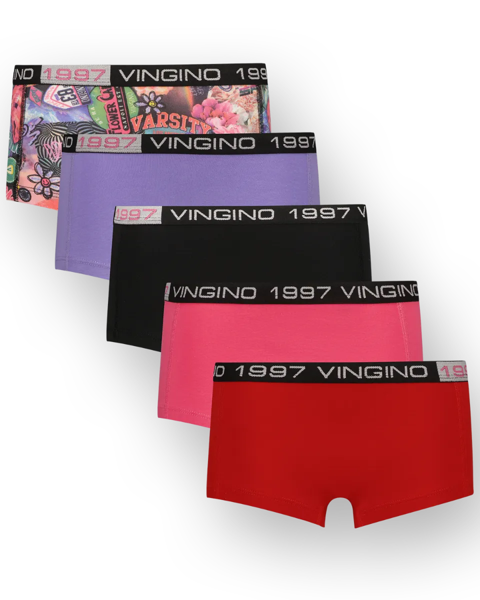 Mädchen Hipster fantasy 5-pack | Schwarz