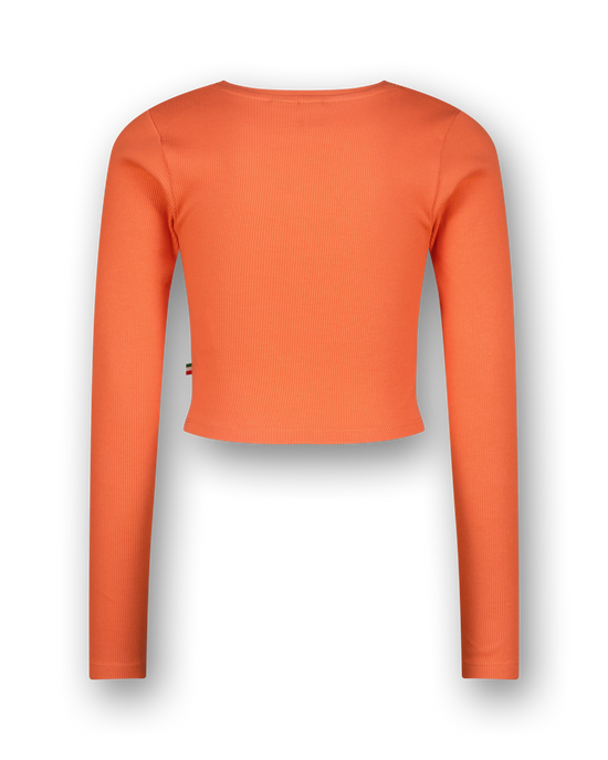 T-shirt G-basic-crop Rib Longsleeve