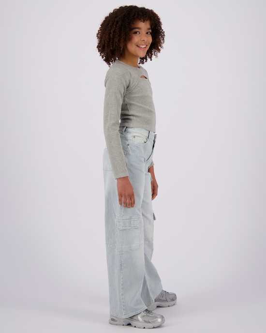 T-shirt G-basic-rib Detail