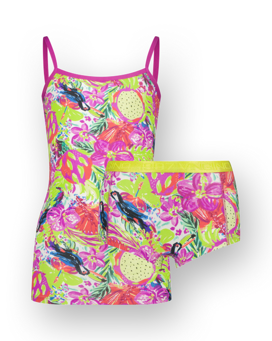 Hipster G-251-1 tropical singlet set