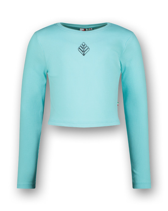 T-shirt G-basic-crop Rib Longsleeve