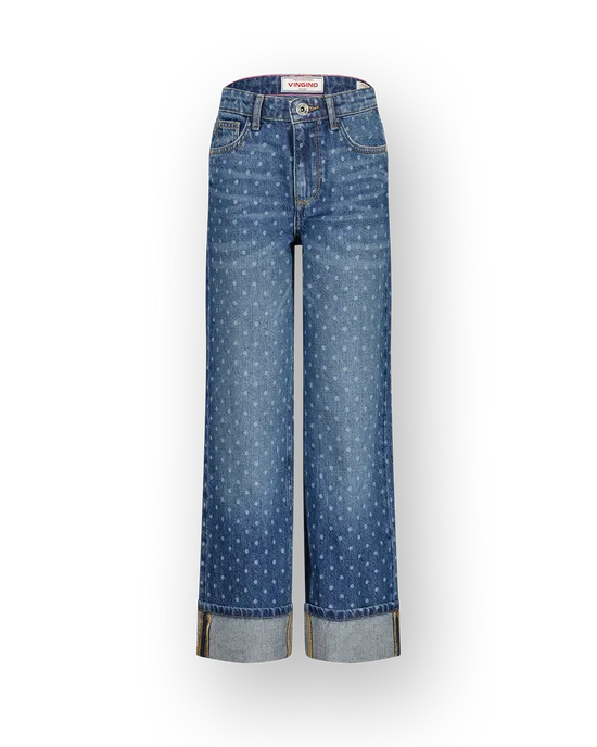 Wide leg Jeans Cato Dots