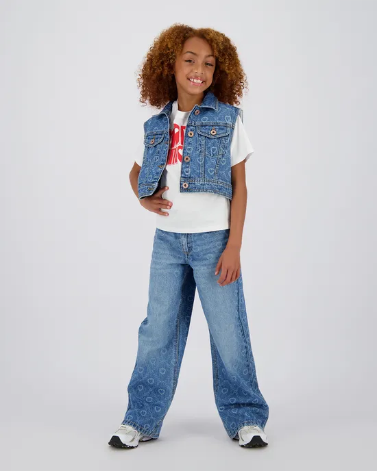 Extra wide leg Jeans Cassie Laser