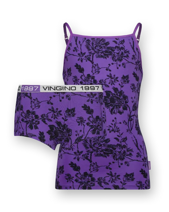 Hipster GO-24 Flower singlet set